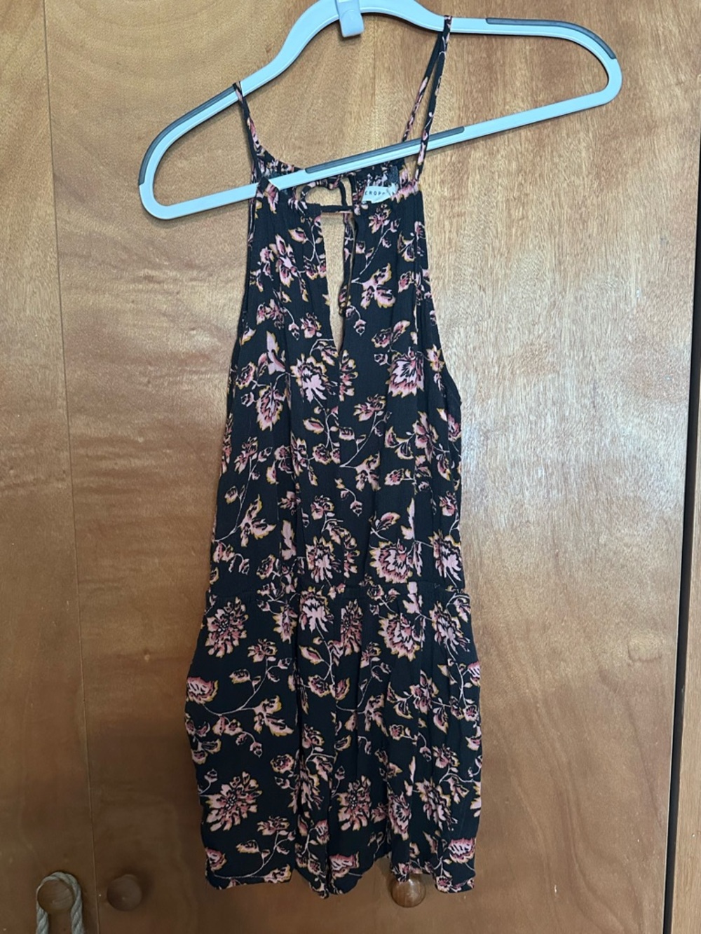 Aeropostale Floral Halter Summer - Pink Flower Print